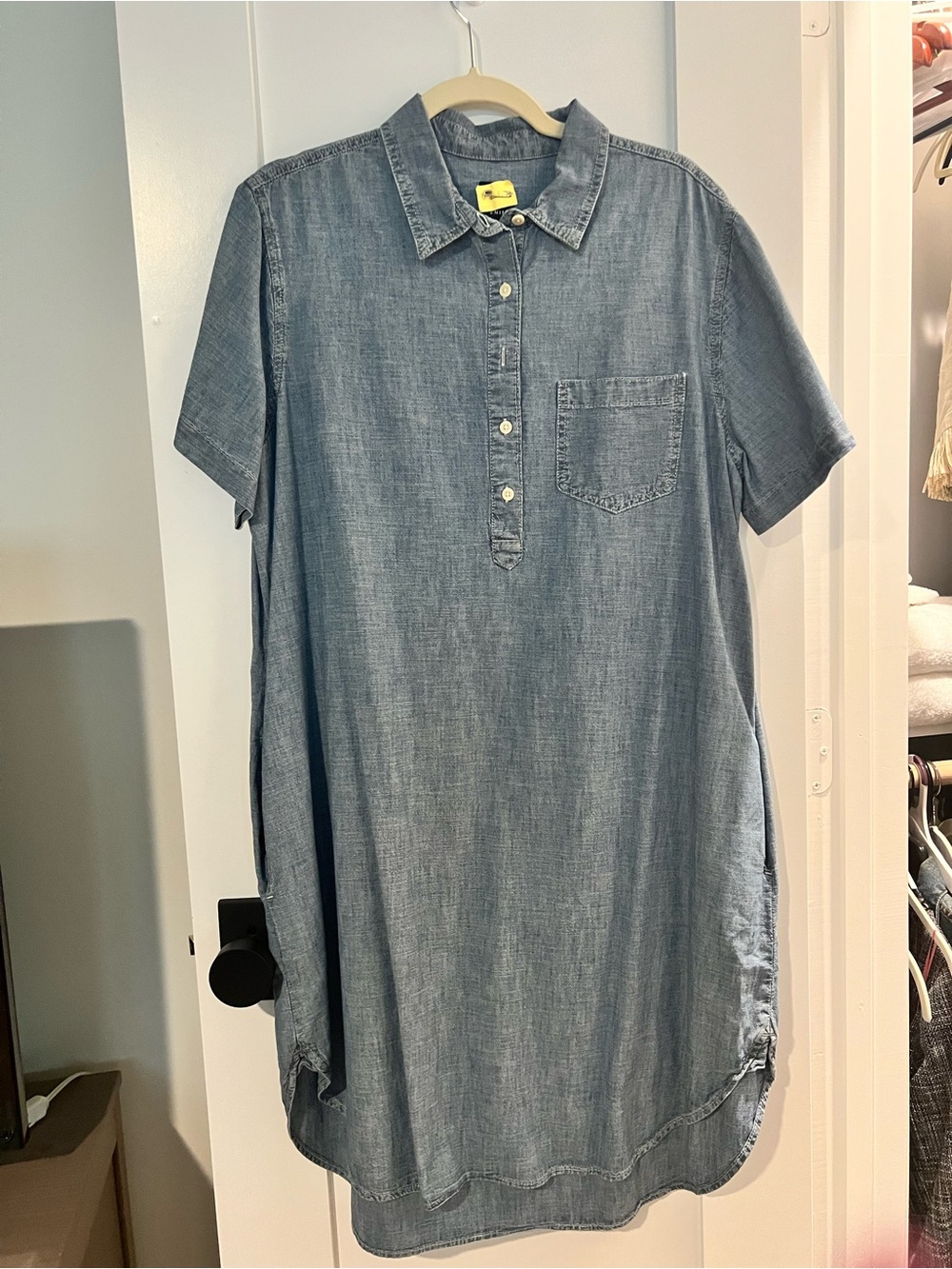 GAP Denim Shirt Dress - Blue - Picture 4 of 6